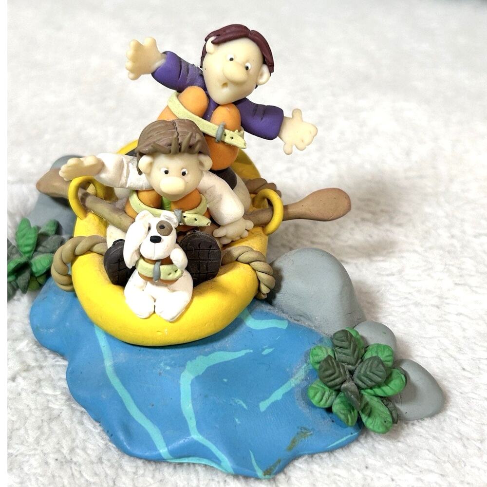 "Shoot the Rapids" Coyne's & Company 1999, Elayne Watrus Figurine
